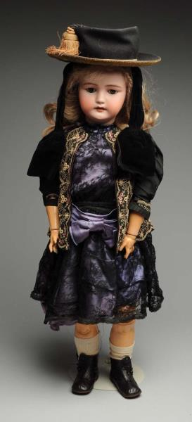 Beautiful S H Child Doll German bisque socket head incised