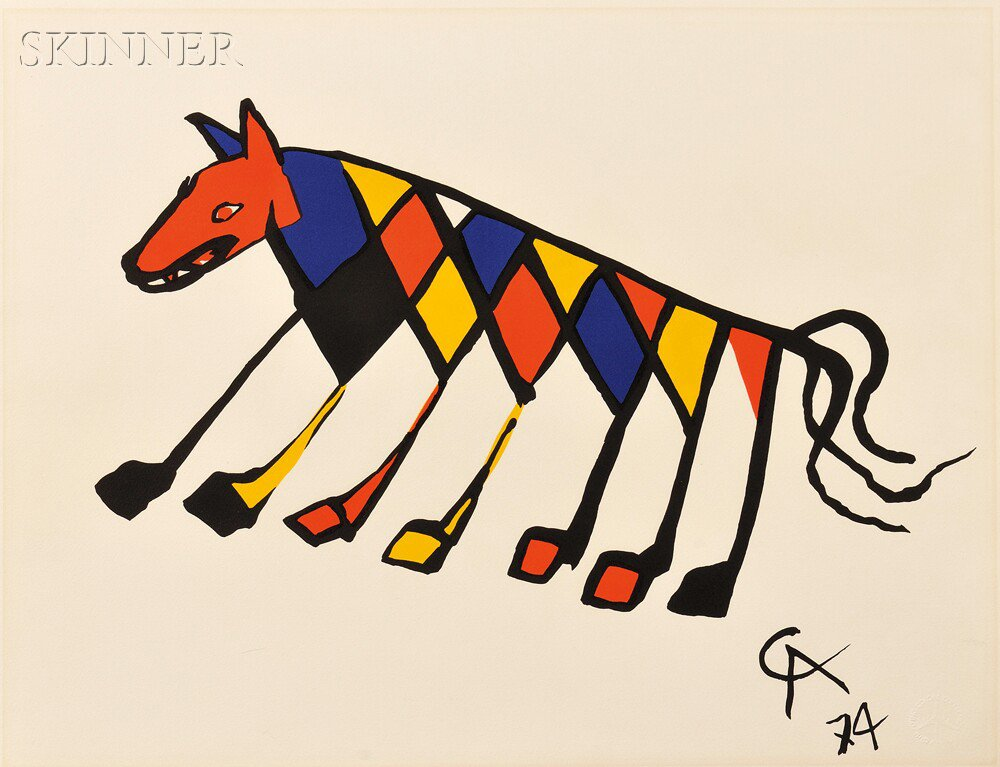 Alexander Calder American 1898 1976 Beastie 1974 from THE FLYING