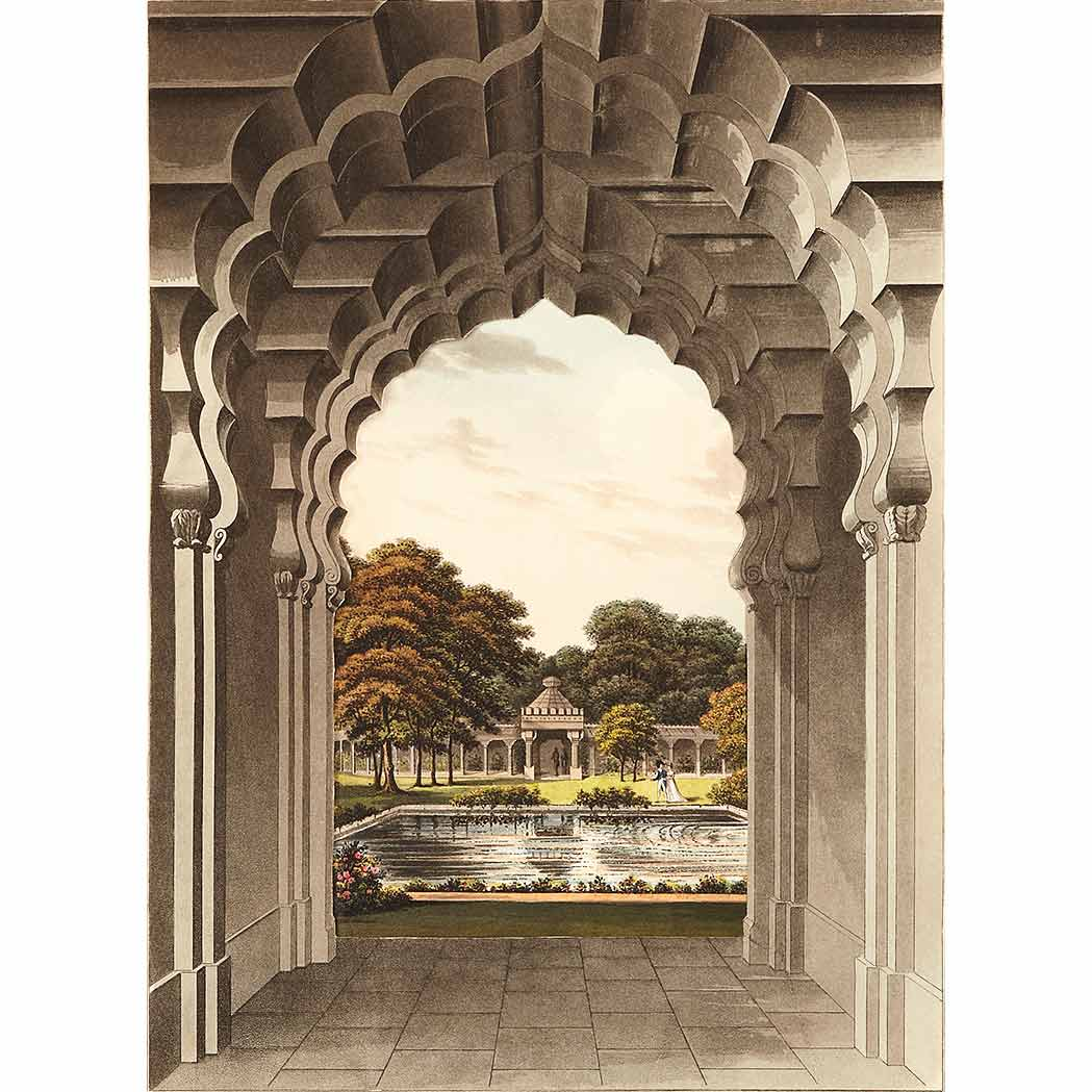 6 COLOR PLATE REPTON HUMPHRY Designs for the Pavillon at
