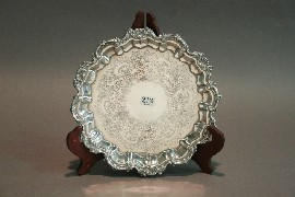 Six Victorian sterling silver serving spoons M R Edinburgh 1857