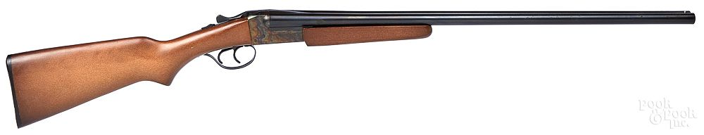 Springfield model 511 double barrel shotgun Springfield model 511 side