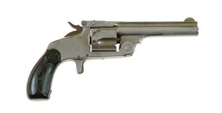 SMITH WESSON MODEL 1891 REVOLVER WITH SPUR TRIGGER Cal 38