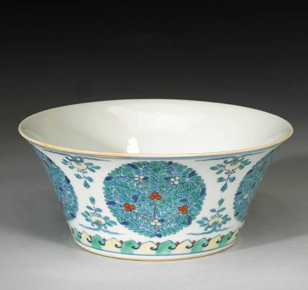 A doucai decorated porcelain bowl Qianlong Mark and Period Of