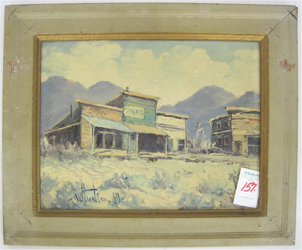 WILLIAM H WATSON M D OIL ON PANEL as envisioned