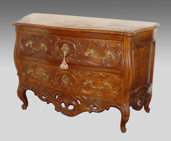 ITALIAN CARVED COMMODE Late 19th early 20th C custom carved