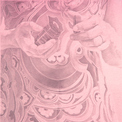 Nuno de Campos Portuguese b 1969 Rub 4 2001 Graphite