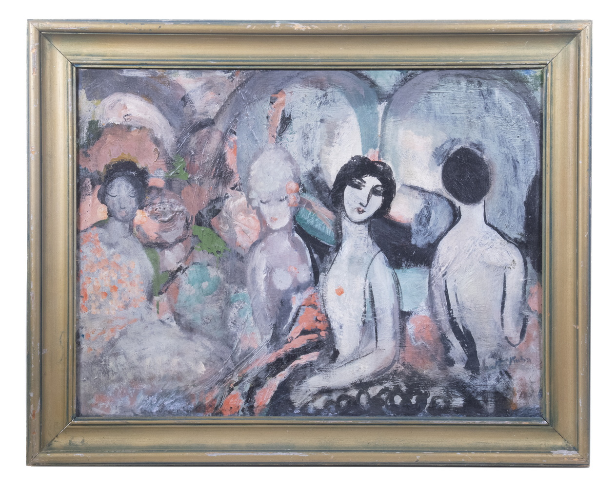 WALT KUHN NY CA 1877 1949 No 16 Interior oil
