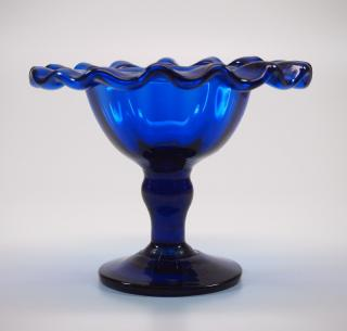 Pattern An early 19th century pattern molded glass compote probably