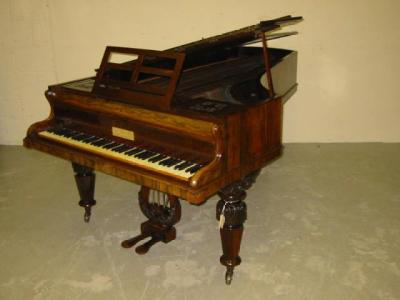 A BOUDOIR GRAND PIANO by John Broadwood Sons London c