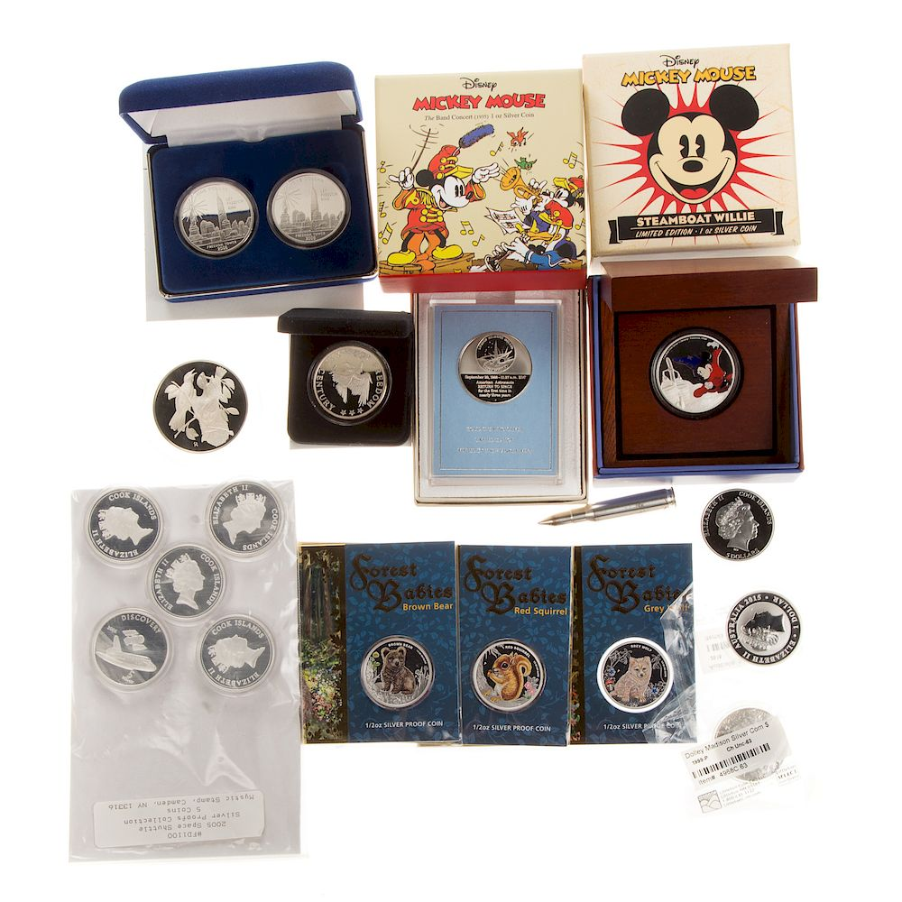 Silver Coins and Collectibles Cook Islands 2005 Space Shuttle 5