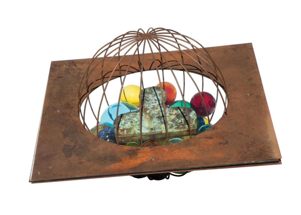 Richard Jolley American Tennessee b 1952 Thermotaxis 2003 steel glass