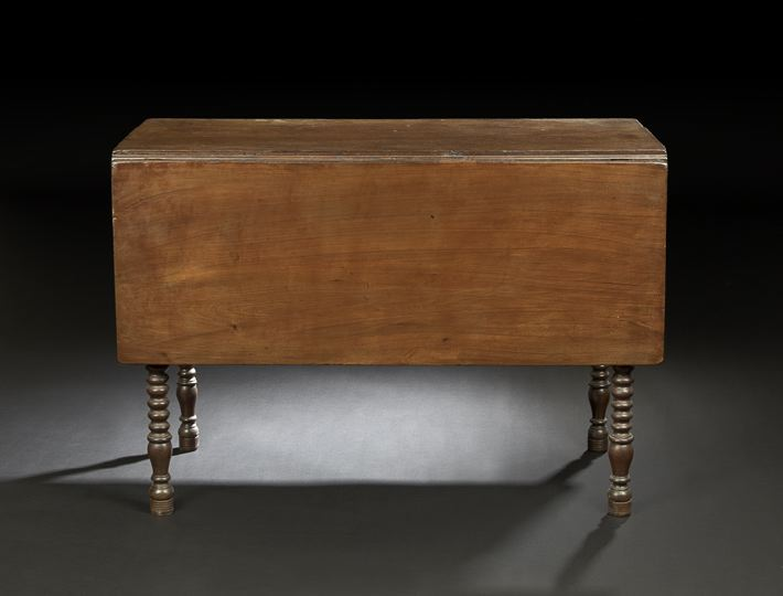 American Sheraton Poplar Drop Leaf Breakfast Table second quarter 19th