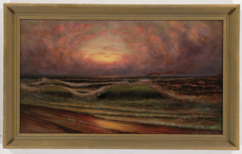 JAMES EVERETT STUART American 1852 1941 Sunset The Breakers 1901