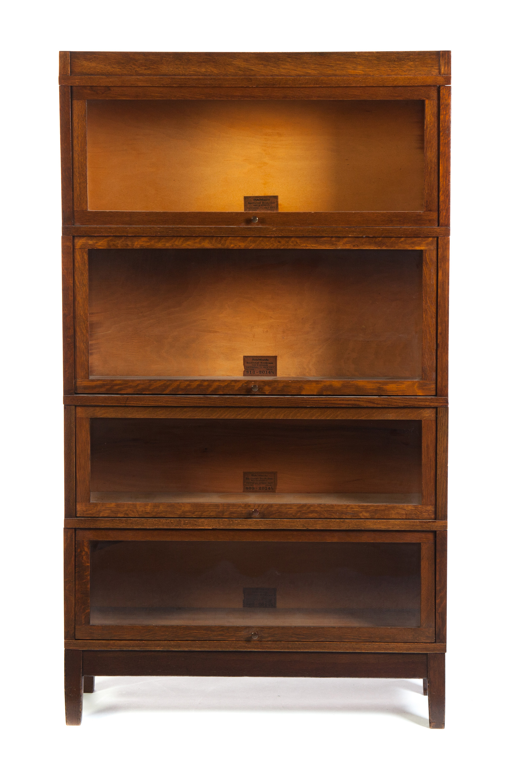 GLOBE WERNICKE FOUR SECTION STACKING BOOKCASE Cincinnati Ohio 1st quarter