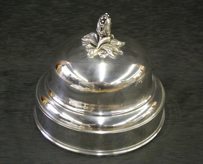 Christofle Silverplate Circular Domed Food Cover fourth quarter 19th century