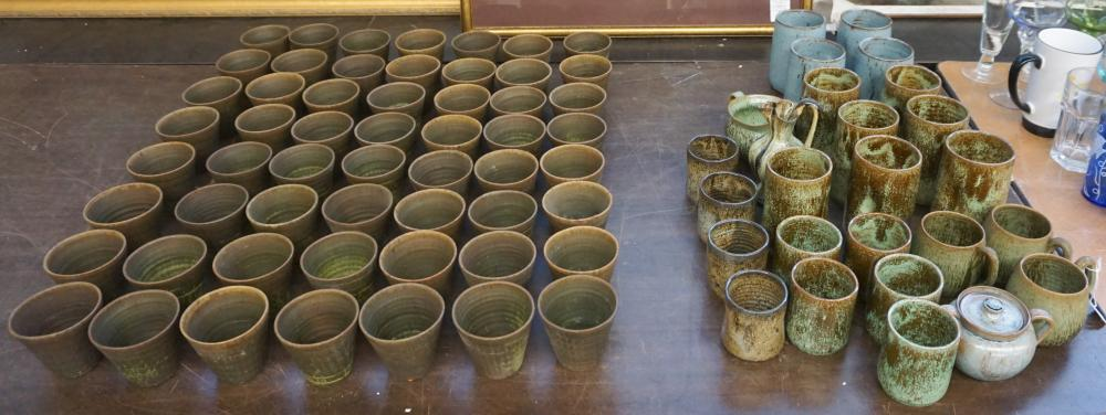 COLE POTTERY GLAZED BARWARECole Pottery Glazed Barware