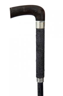 Push Dagger Cane Ca 1885 A buffalo horn handle with