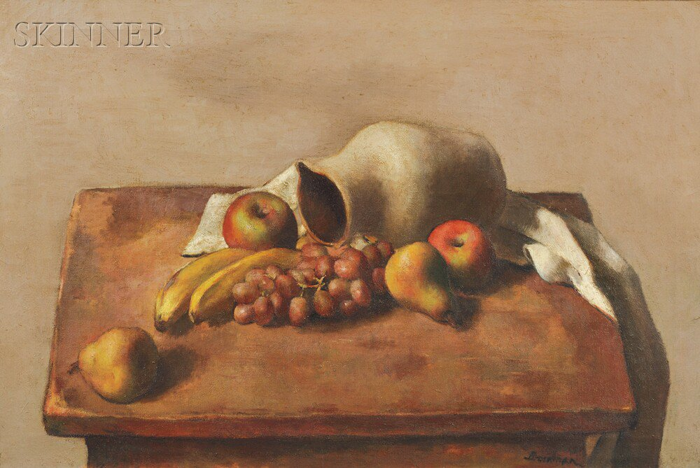Robert Brackman American 1898 1980 Still Life 12 in Gray