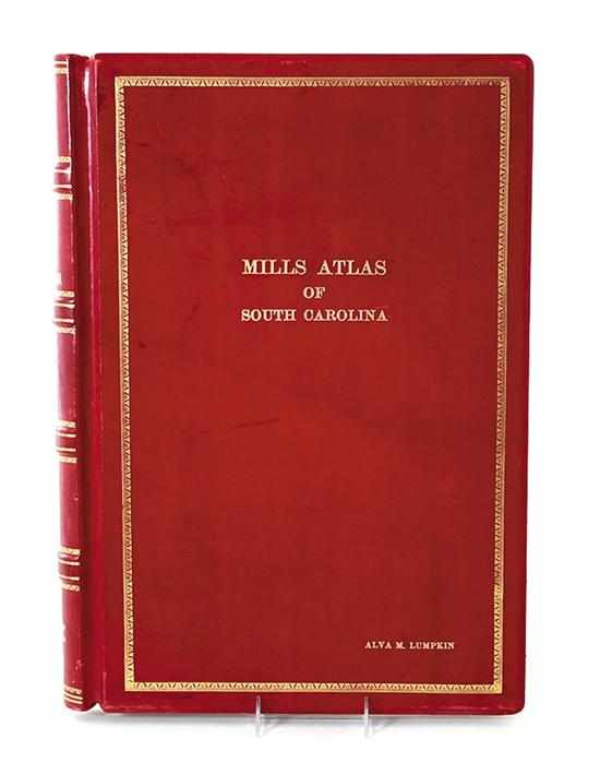 Rare book Robert Mills 1825 Atlas of South Carolina Mills