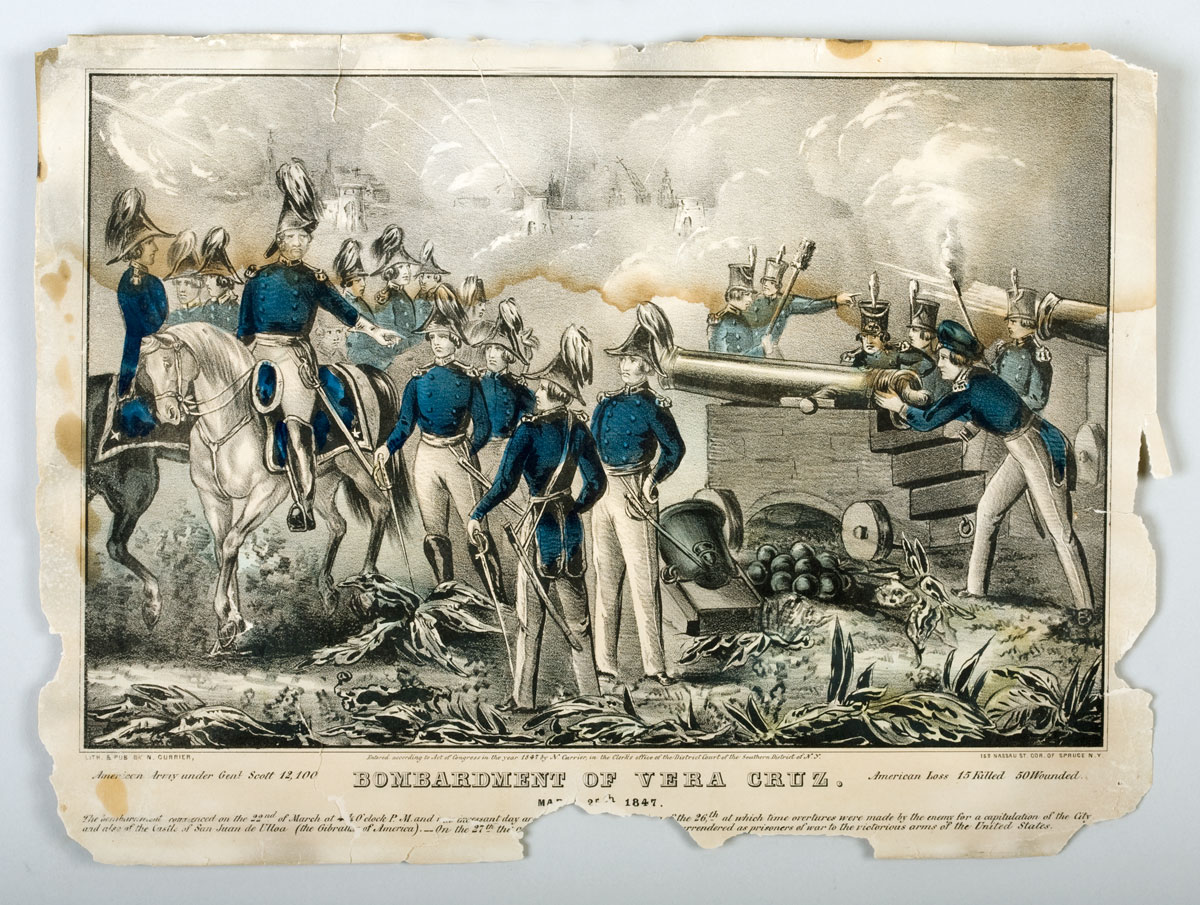 THREE SMALL FOLIO HANDCOLORED LITHOGRAPHS BY NATHANIEL CURRIER The first