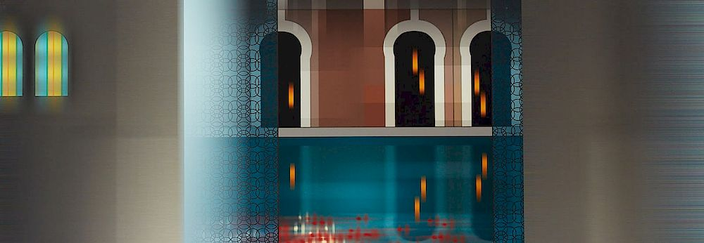 Jeremy Blake Liquid Villa Digital C Print Jeremy Blake 1971