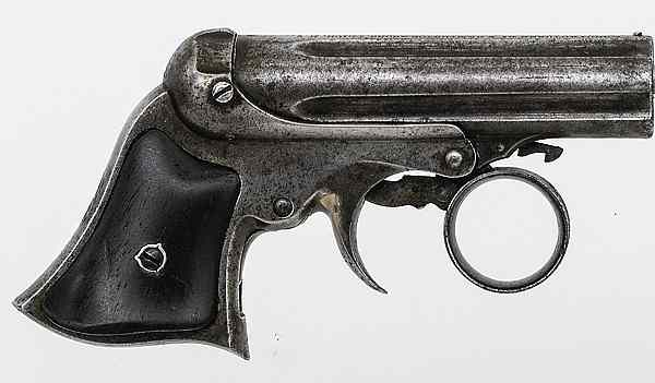 Remington Ring Trigger Elliot Pepperbox Revolver 22 caliber 3 round
