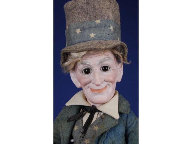 Uncle Sam Character Doll by Dressel Germany ca 1910 bisque