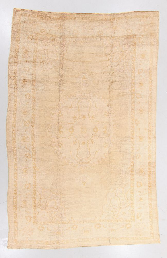 Antique Oushak Rug Turkey 8 9 x 14 1 Antique