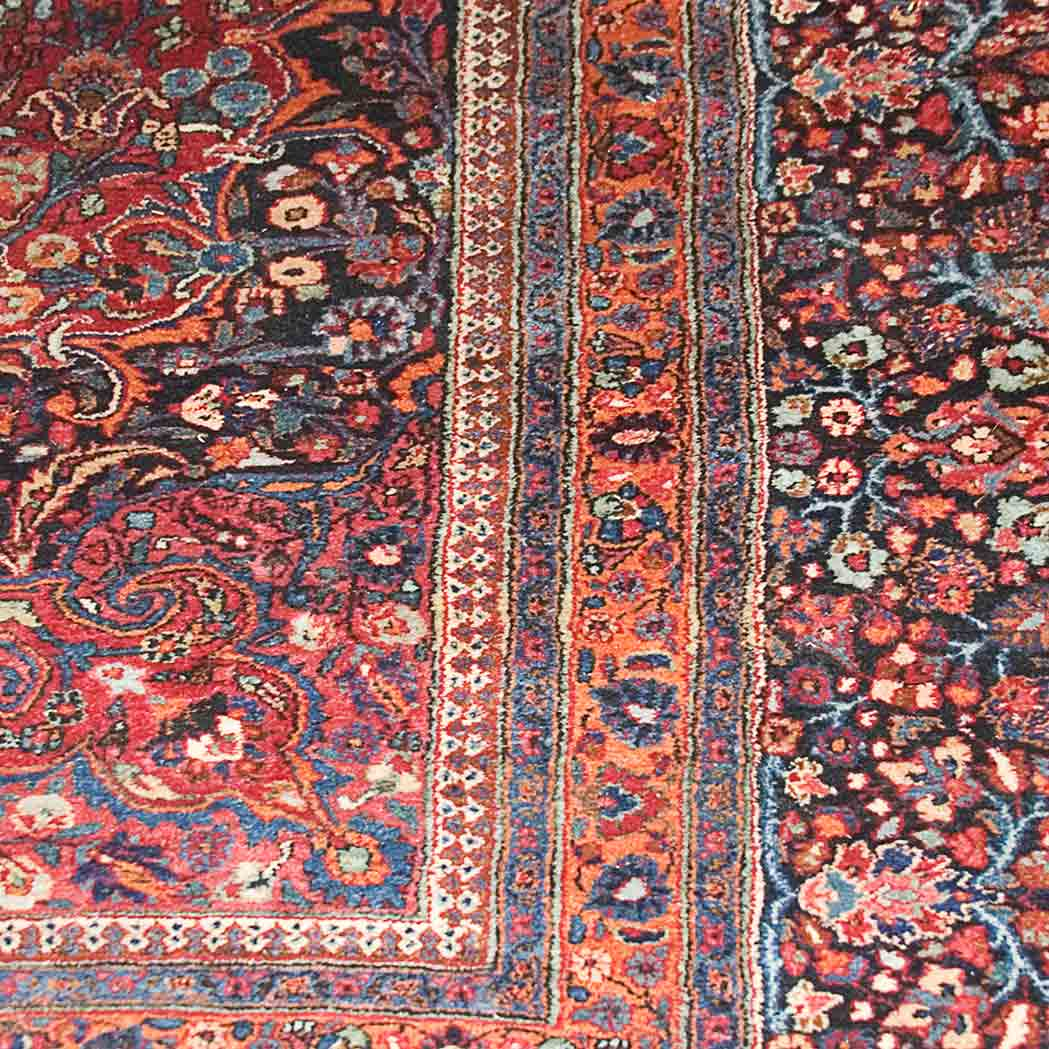 2 Khorassan Carpet Northeast Persia circa 1925 The crimson field