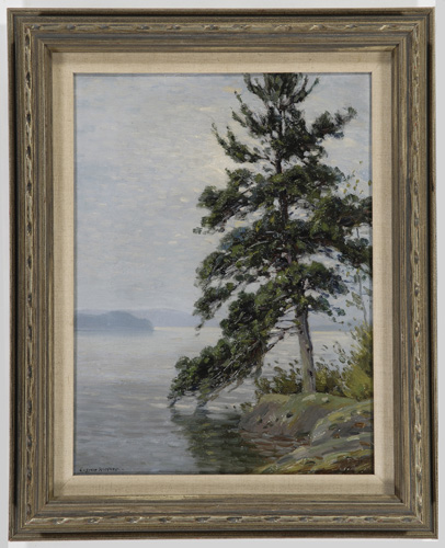 GUSTAVE ADOLPH WIEGAND American 1870 1957 Two oil on canvas