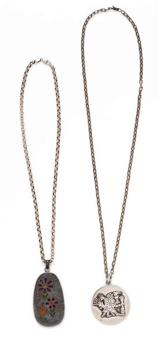 Sale 514 Lot 135 A Collection of Sterling Silver Pendant