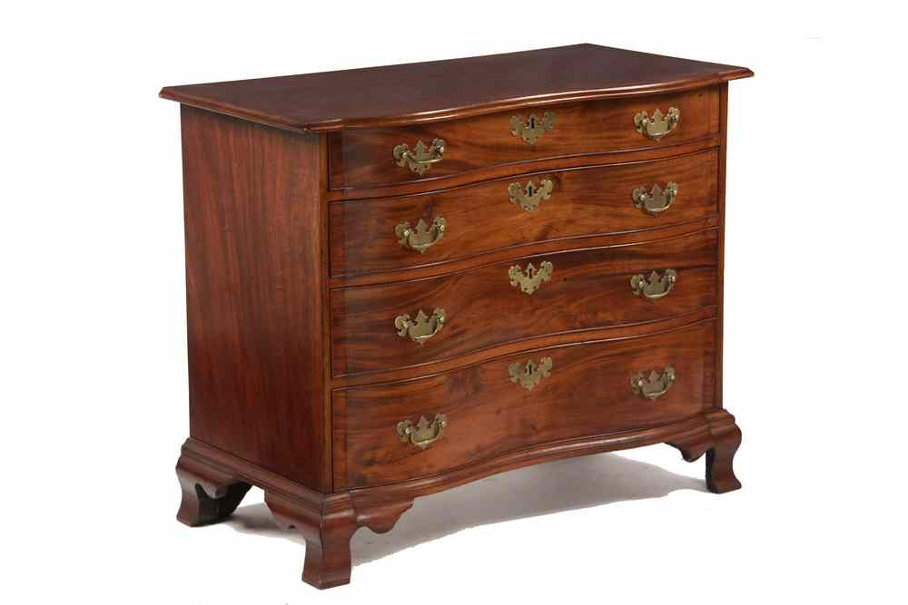 CHEST 18th c Boston or surrounding area Charlestown or Dorchester