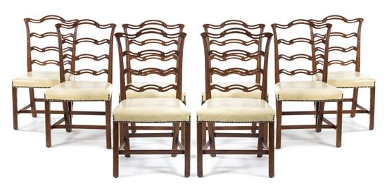 Sale 504 Lot 632 A Set of Eight Chippendale Style