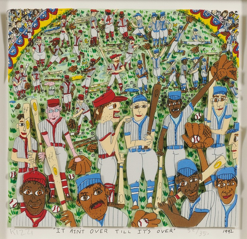 James Rizzi American b 1950 It Ain t Over Till