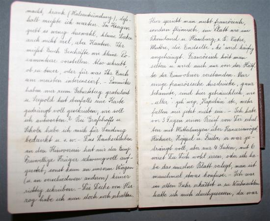 World War I Diaries 6 Items Cabinet photograph of Felix