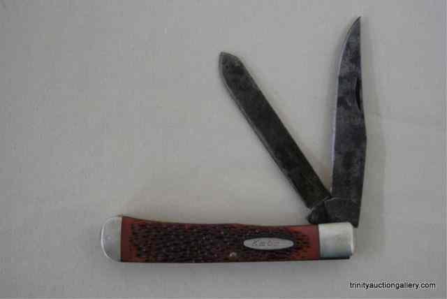 Vintage Kabar 1030 Trapper Pocket KnifeMade in USA is 2