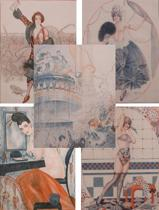 La Vie Parisienne plates ca 1920 s Each plate from