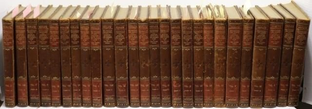 26 LEATHER BOUND VOLUME SET QUARTO TITLED SENATE EXPLORATIONS AND