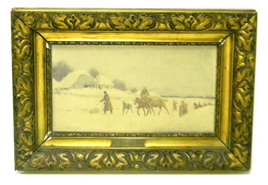 In the manner of Kajetan Kosinki Polish 1847 1935 signed