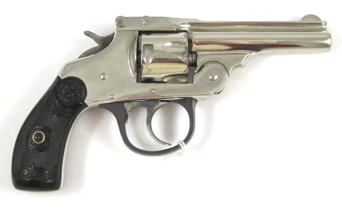 IVER JOHNSON SAFETY HAMMER DOUBLE ACTION REVOLVER 32 S W