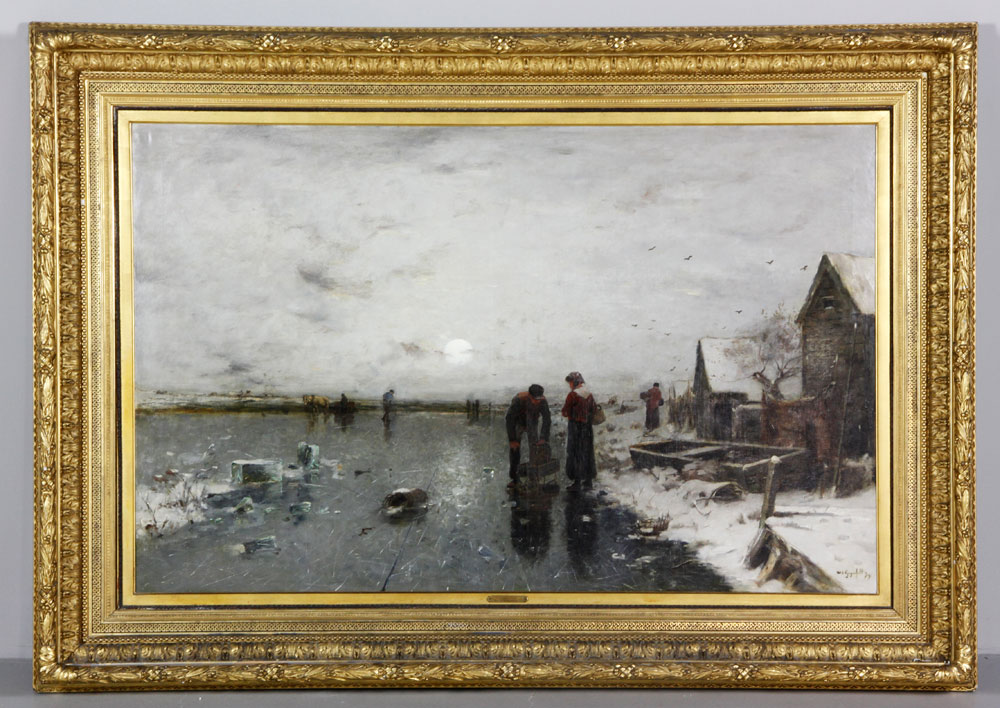 2117 Von Gegerfelt Winter Evening in Sweden O C Wilhelm