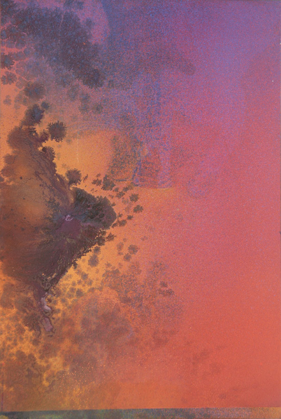 Simmie Knox American b 1935 Untitled Atmospheric Abstraction Signed Simmie