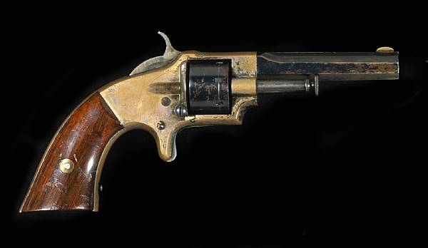 A scarce varient Rollin White Arms Company pocket revolverwith Smith