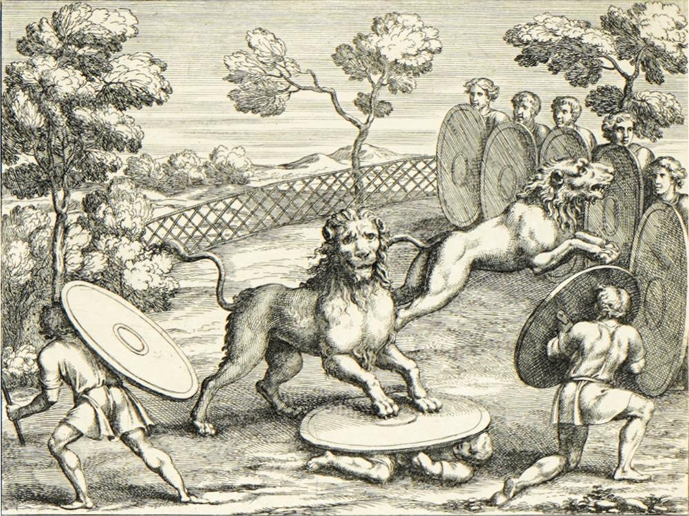 PIETRO SANTI BARTOLI 1635 1700 GLADIATORSfrom Le Pitture e Antiche