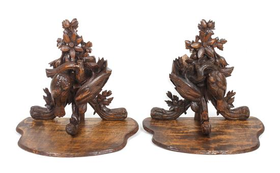 Sale 509 Lot 293 A Pair of Black Forest Style