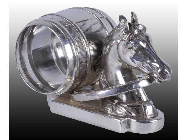 Good Luck Horseshoe Figural Napkin Ring Description Horseshoe encircles horse