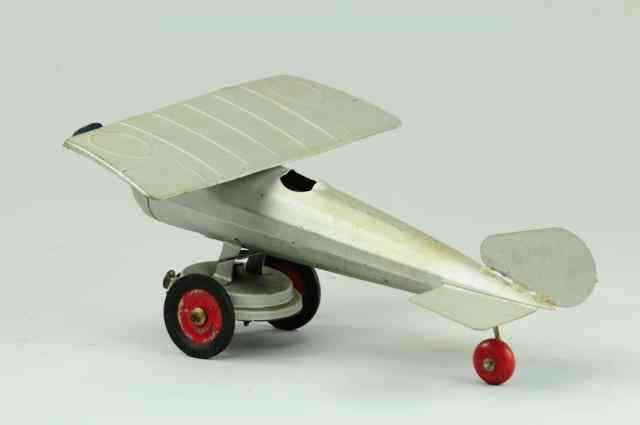 KINGSBURY TRANSATLANTIC MONOPLANE C 1927 pressed steel painted in silver