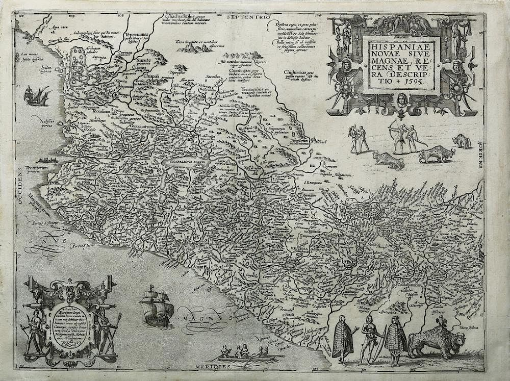 Early map of Mexico and a cornerstone map of New