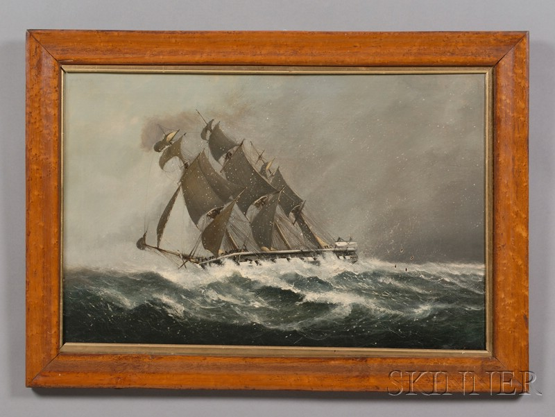 Anglo American School late 19th early 20th Century Schooner in