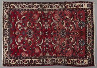 Semi Antique Persian Lillihan Carpet 7 3 x 10 3